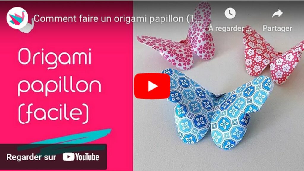 origami papillon facile