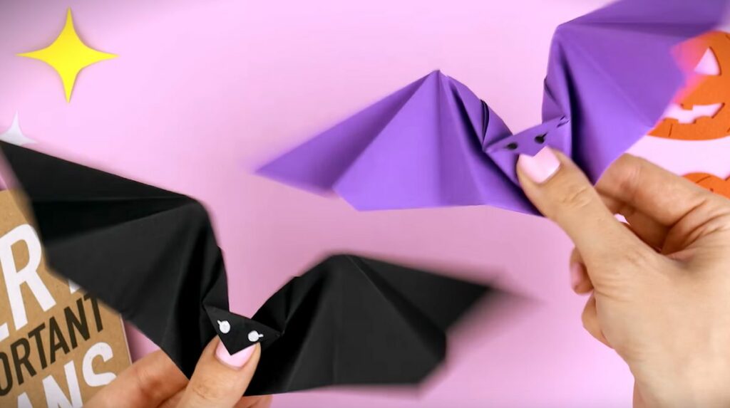 origami chauve souris